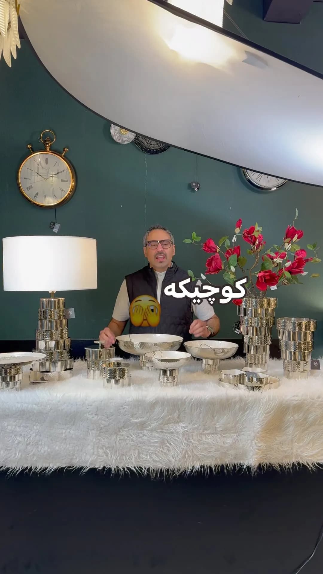 گلدان بزرگ ارتفاع ۳۶