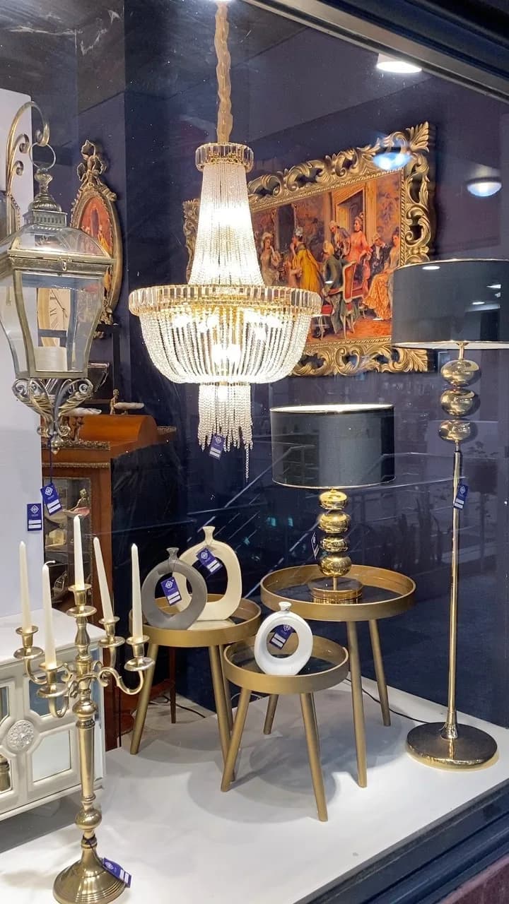 لوستر کریستالی لاینر