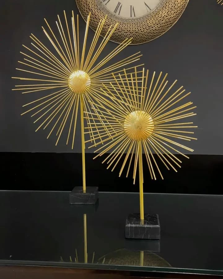 مجسمه رومیزی فلزی جفت