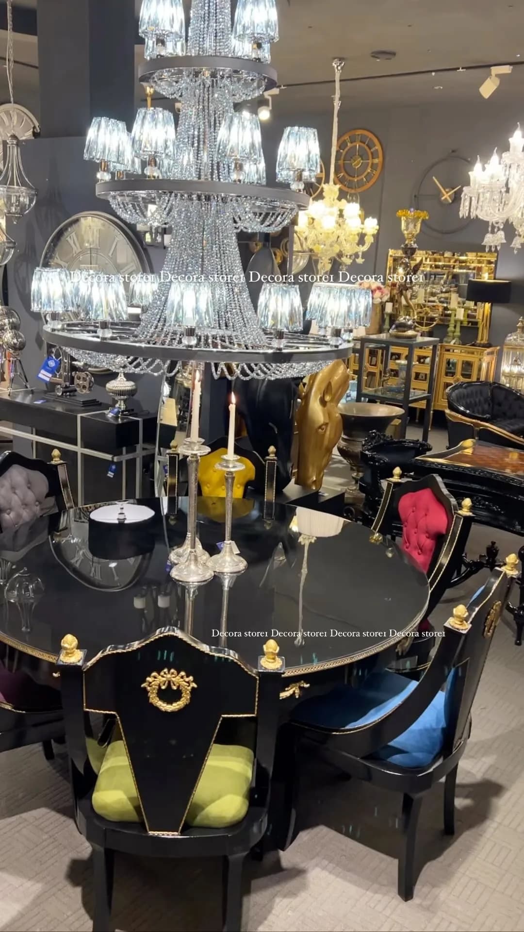 میز غذاخوری شش نفره قطر ۱۶۰