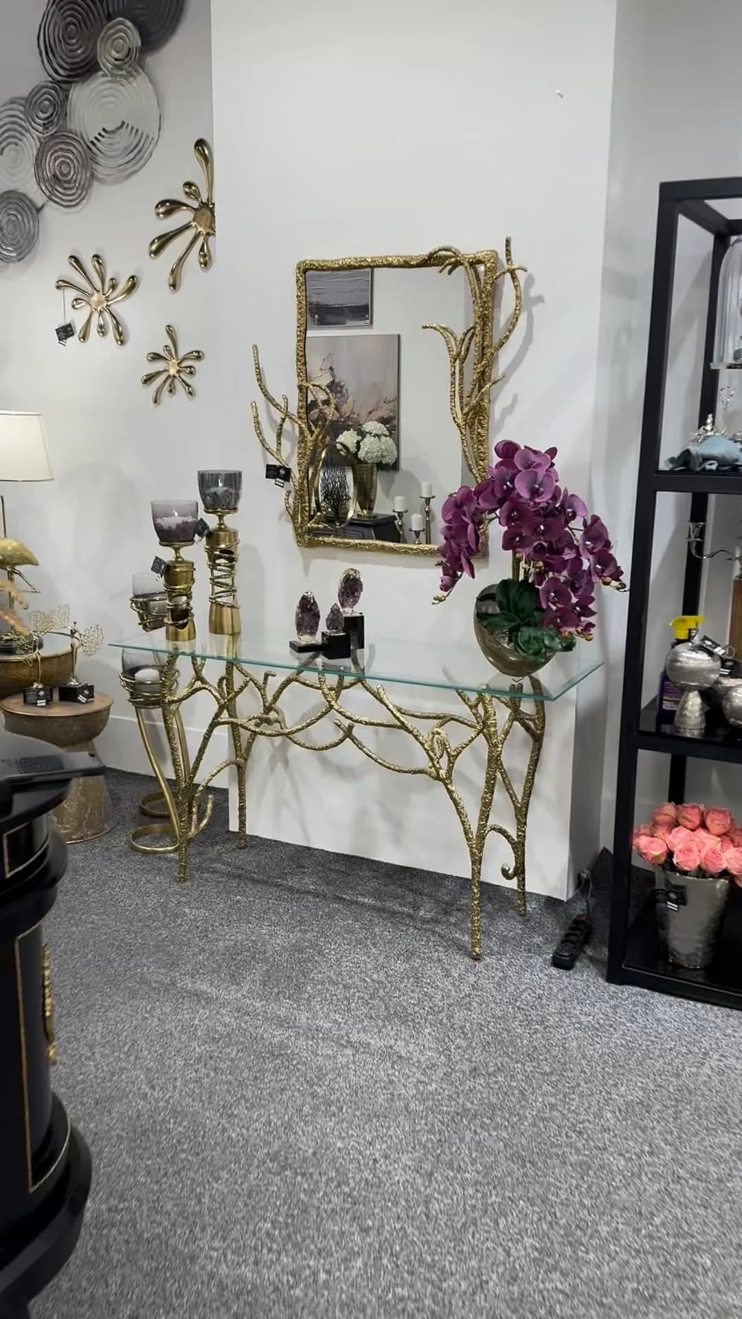 آینه و کنسول وارداتی هندی