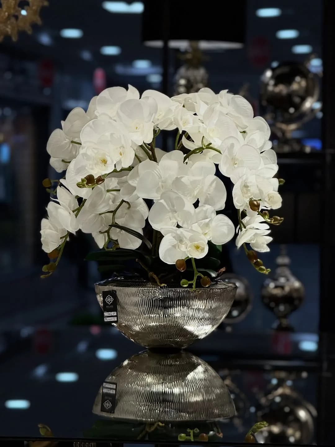 شمعدان پنجشاخه آلومینیومی