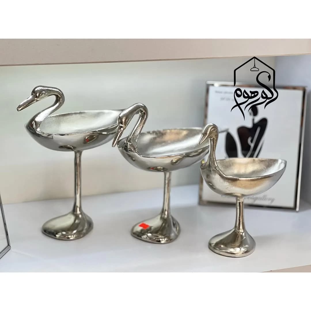مجسمه فلامینگو آلومینیومی سه سایز