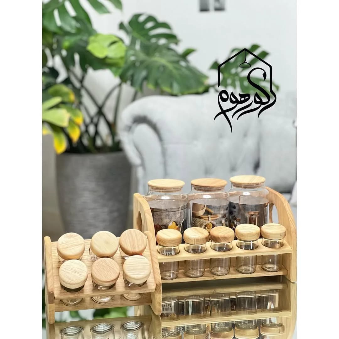 ست پاسماوری سه بانکه و پنج جا ادویه