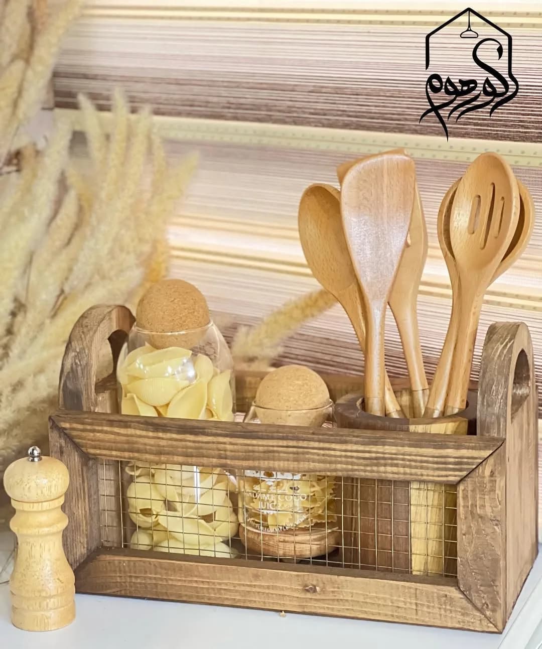 استند چوبی آشپزخانه