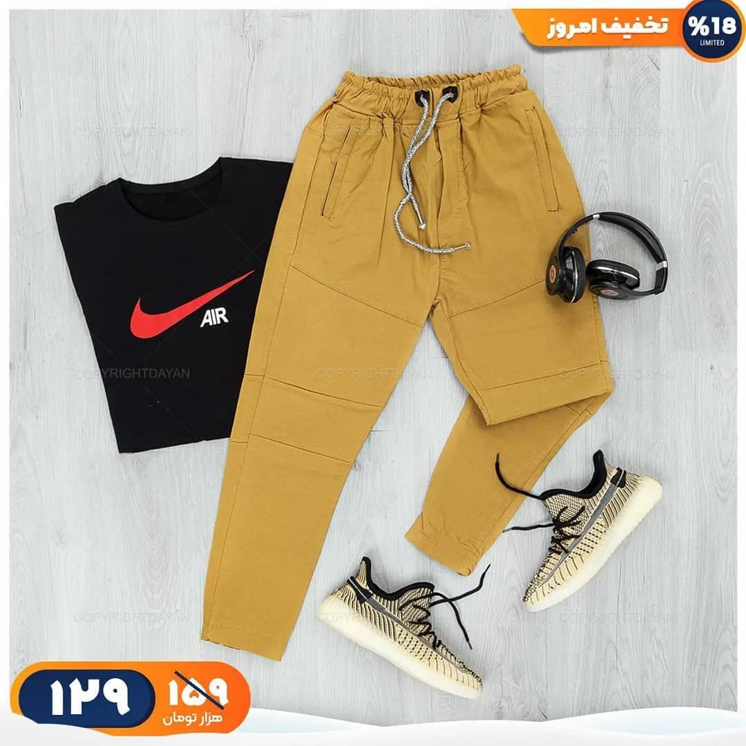 شلوار مردانه نیل پنبه