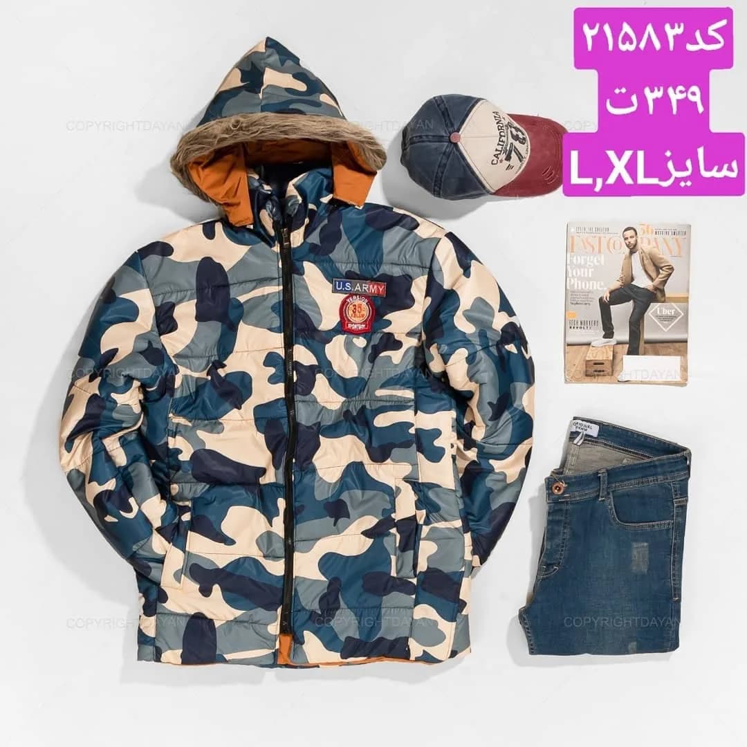 کاپشن ارتشی ضدآب