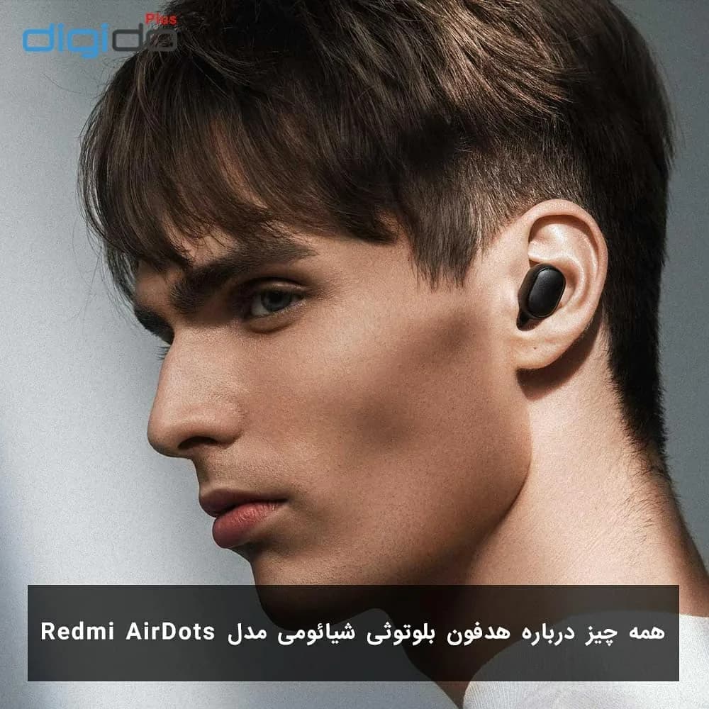 هندزفری شیائومی ردمی ایردات Xiaomi، رنگ سیاه، جنس پلاستیک، هدفون توگوشی
