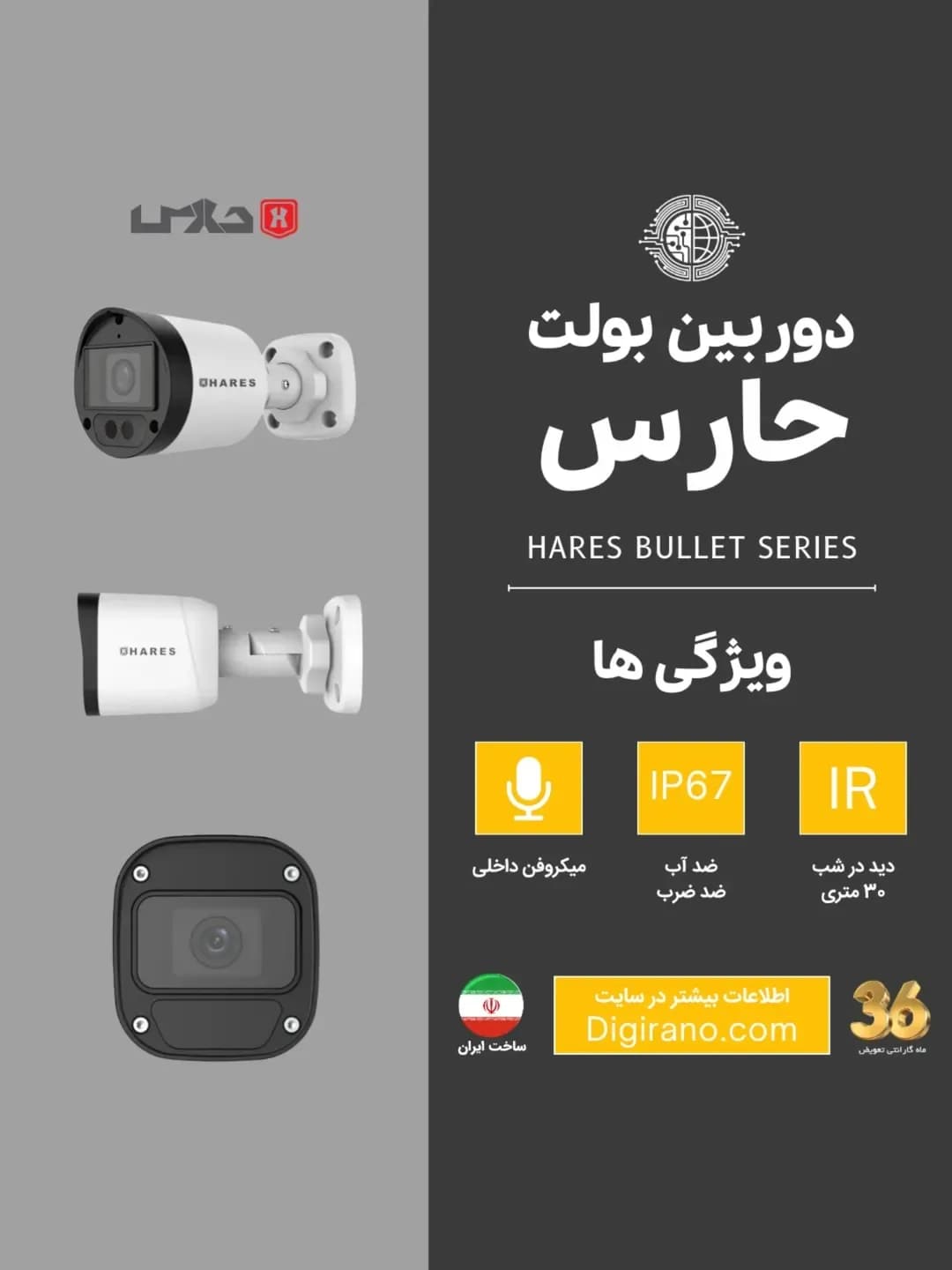 دوربین بولت حارس