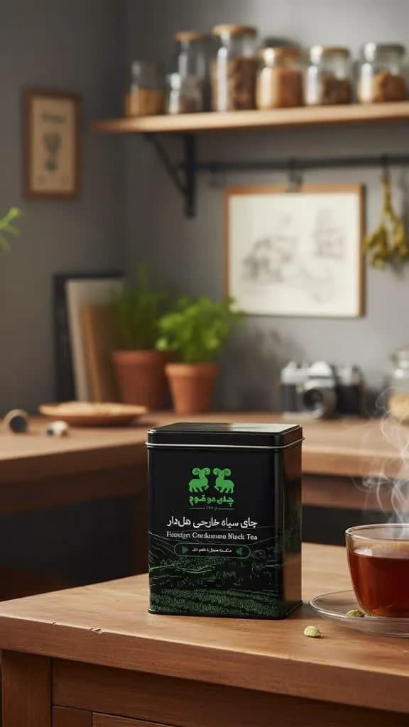 چای سیاه خارجی هل‌دار دوقوچ