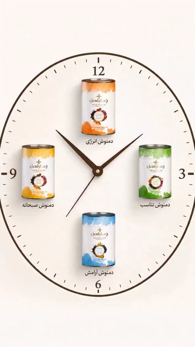پک دمنوش چهارفصل (۴ دمنوش)