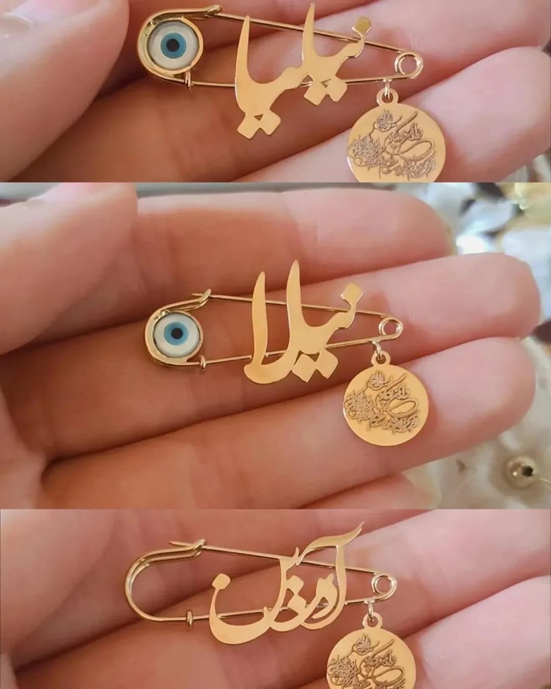 سنجاق سینه طلای کودک