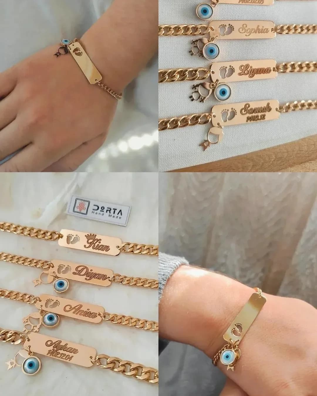 دستبند اسم کودک
