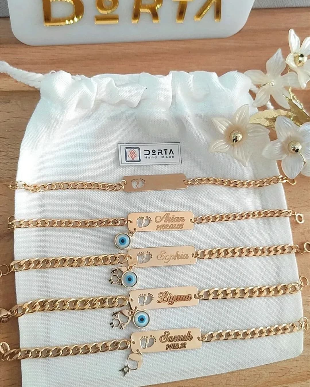 دستبند اسم کودک