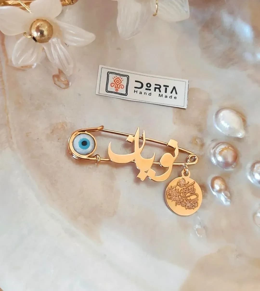 سنجاق سینه طلای کودک