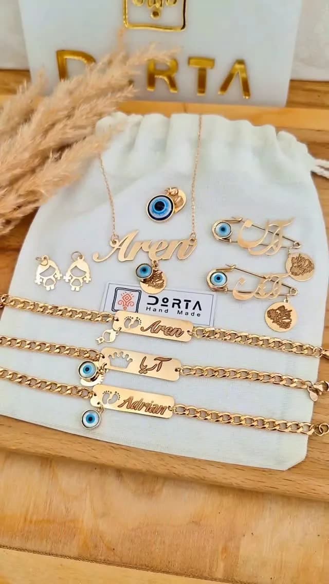 ست زیورآلات اسم