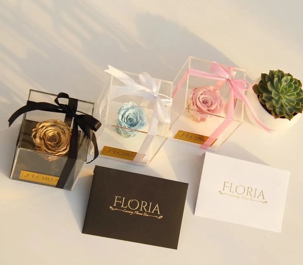 باکس اکریلیک رز جاودان RoseAmor