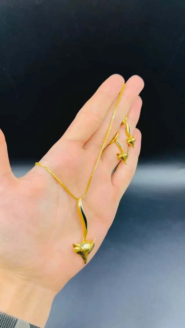 نیم‌ست طلا طرح روباه
