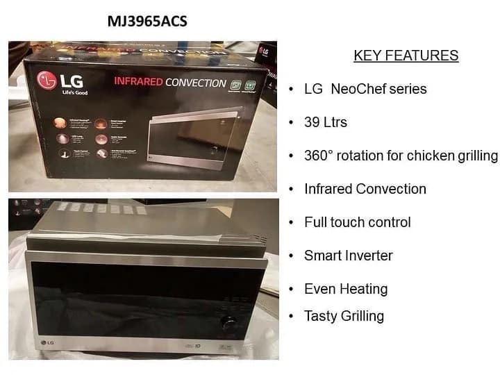 سولاردوم ۳۹ لیتری ال جی MJ3965ACS