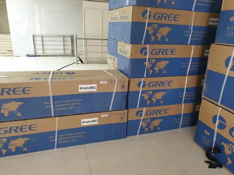 کولر گازی جیفورماتیک گری، رنگ آبی و قهوهای، جنس مقوا، اسپلیت