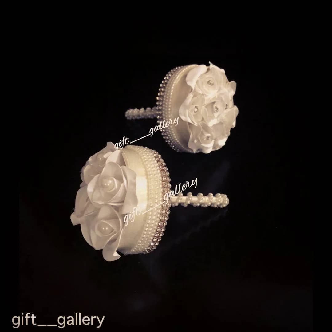 گیفت جعبه مرواریدی گل