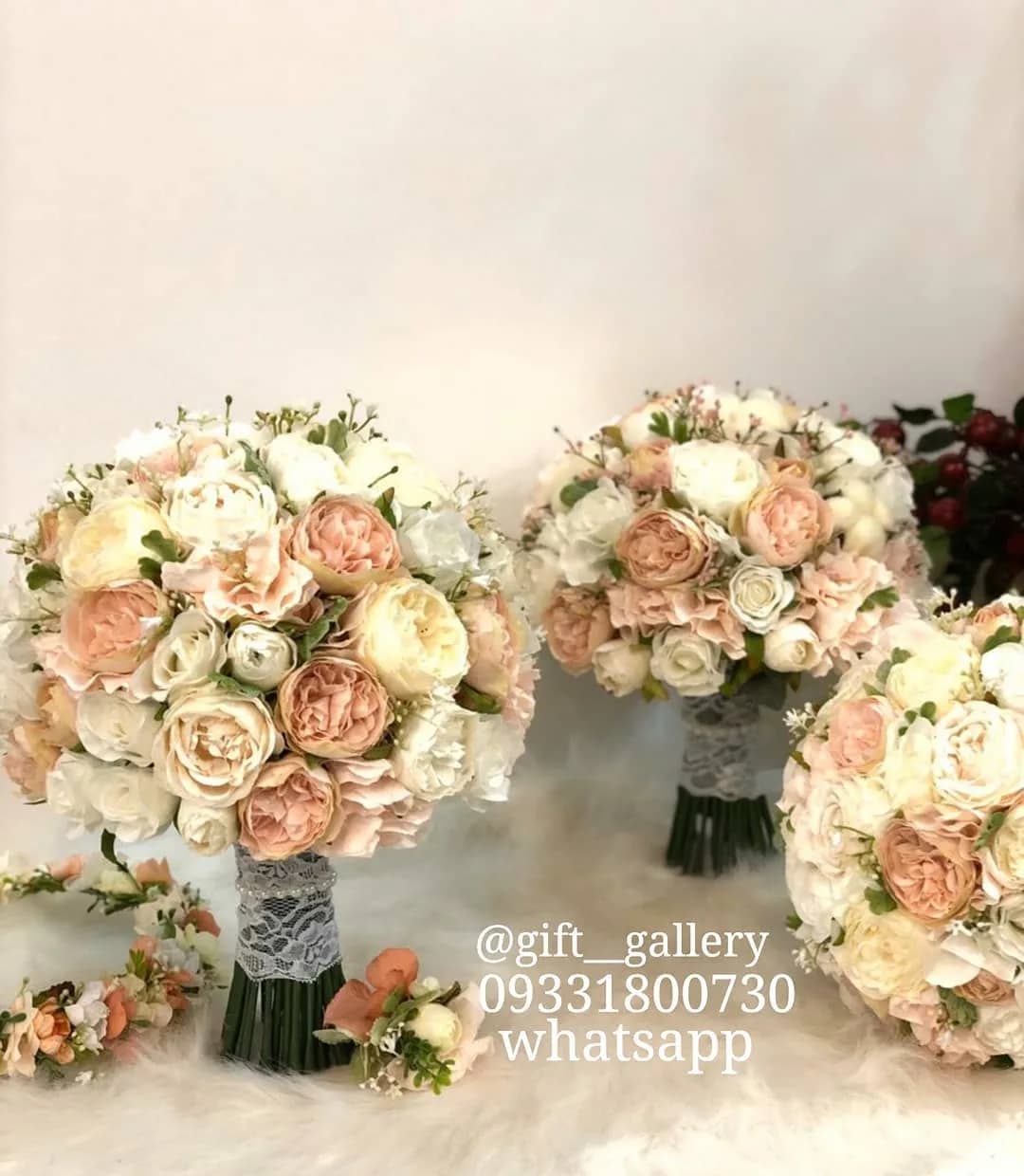 دسته گل عروس مصنوعی