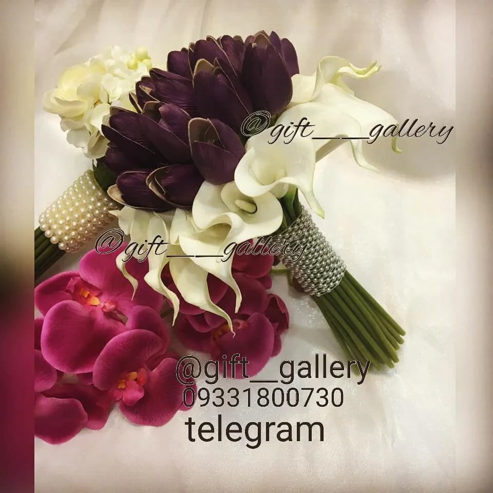دسته گل ترکیبی لاله و شیپوری