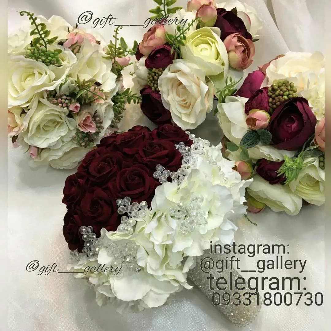 دسته گل عروس ترکیبی