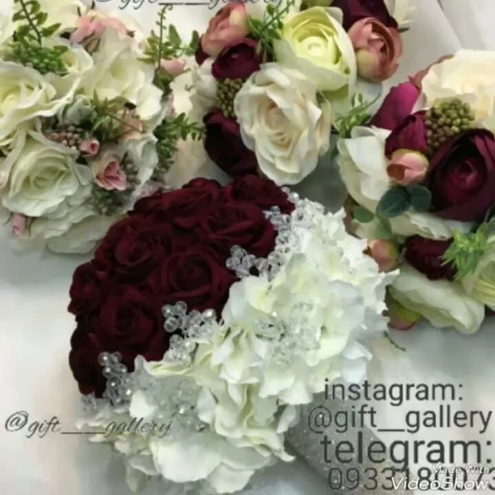 دسته گل عروس ترکیبی