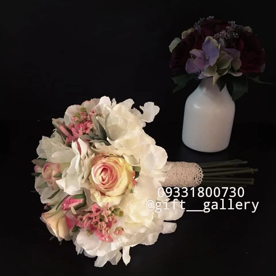دسته گل عروس ترکیبی