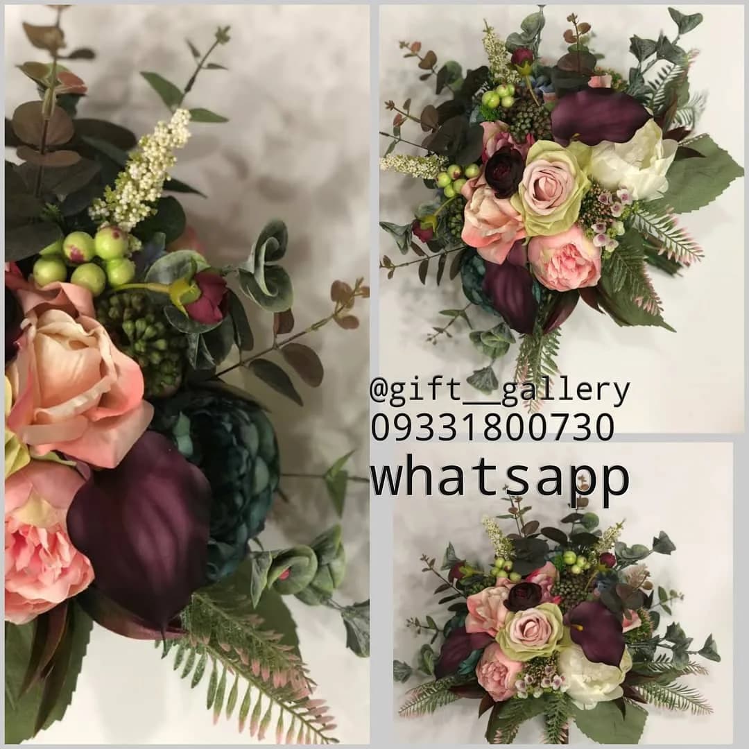 دسته گل سالنی مصنوعی سایز بزرگ
