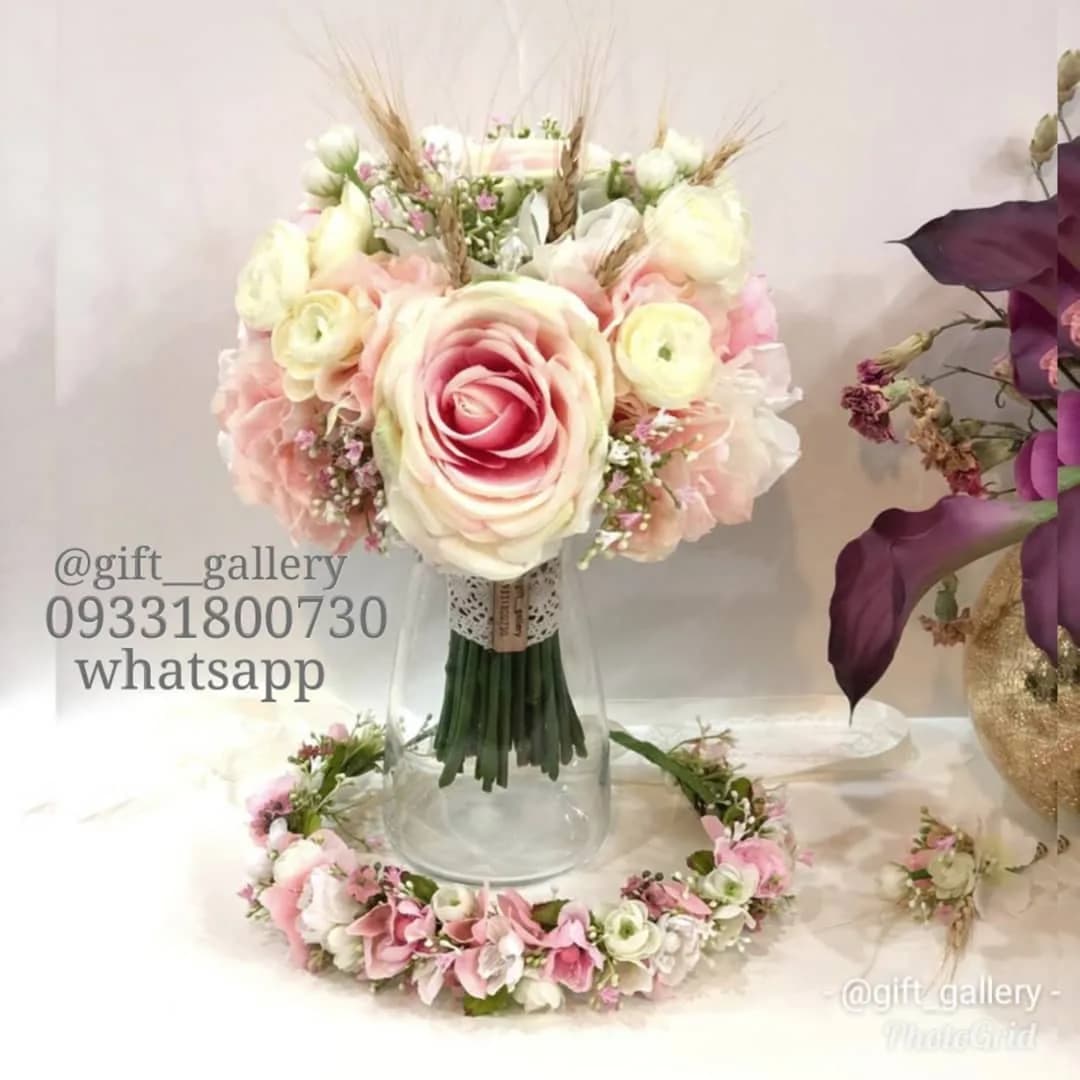 دسته گل عروس مصنوعی