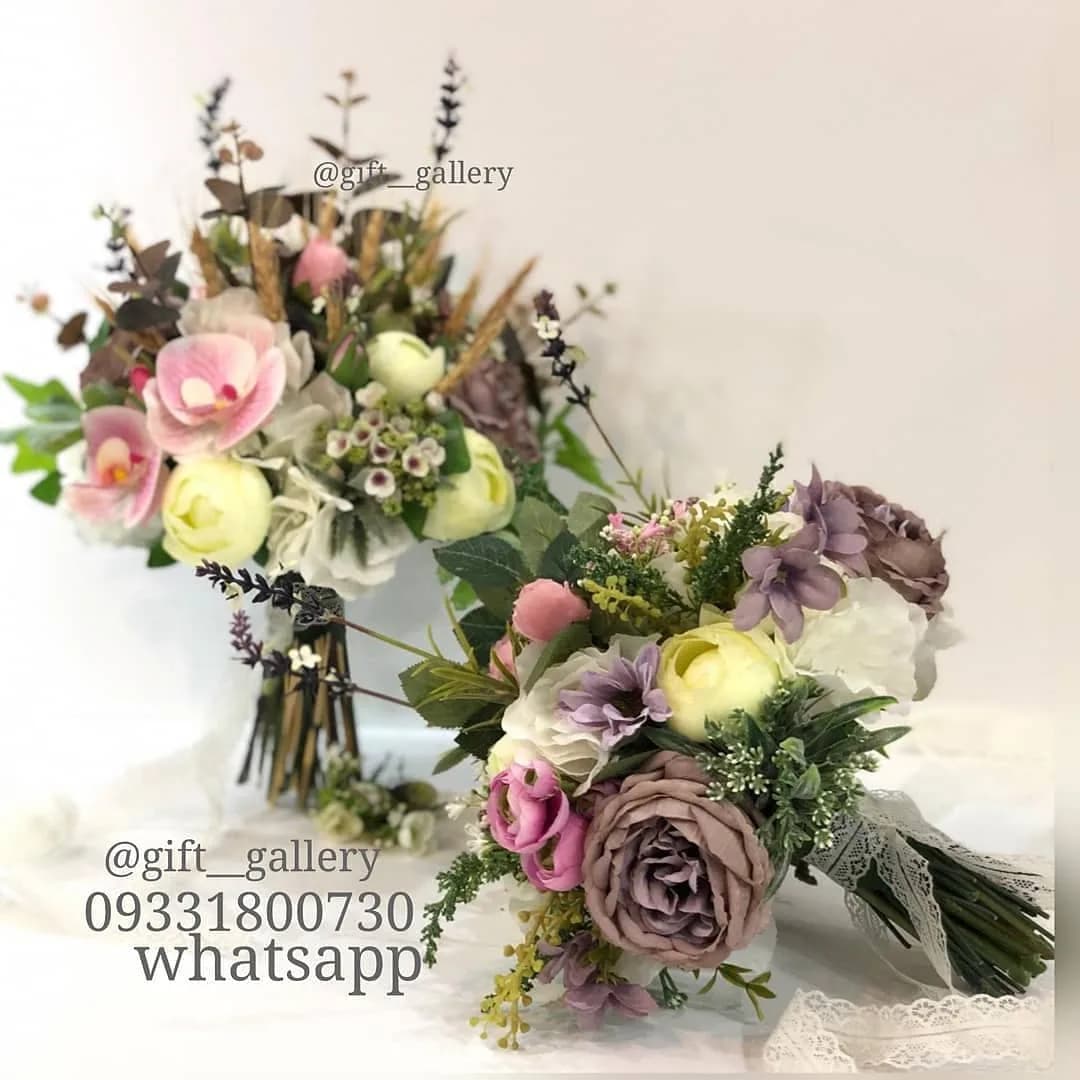 دسته گل عروس مصنوعی