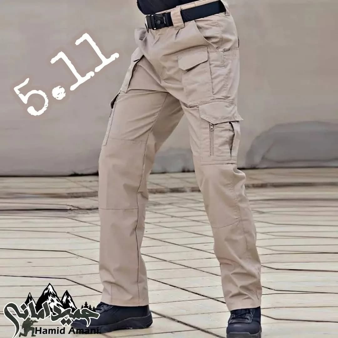 شلوار تاکتیکال 511 5.11، رنگ کرم، کارگو، جذب