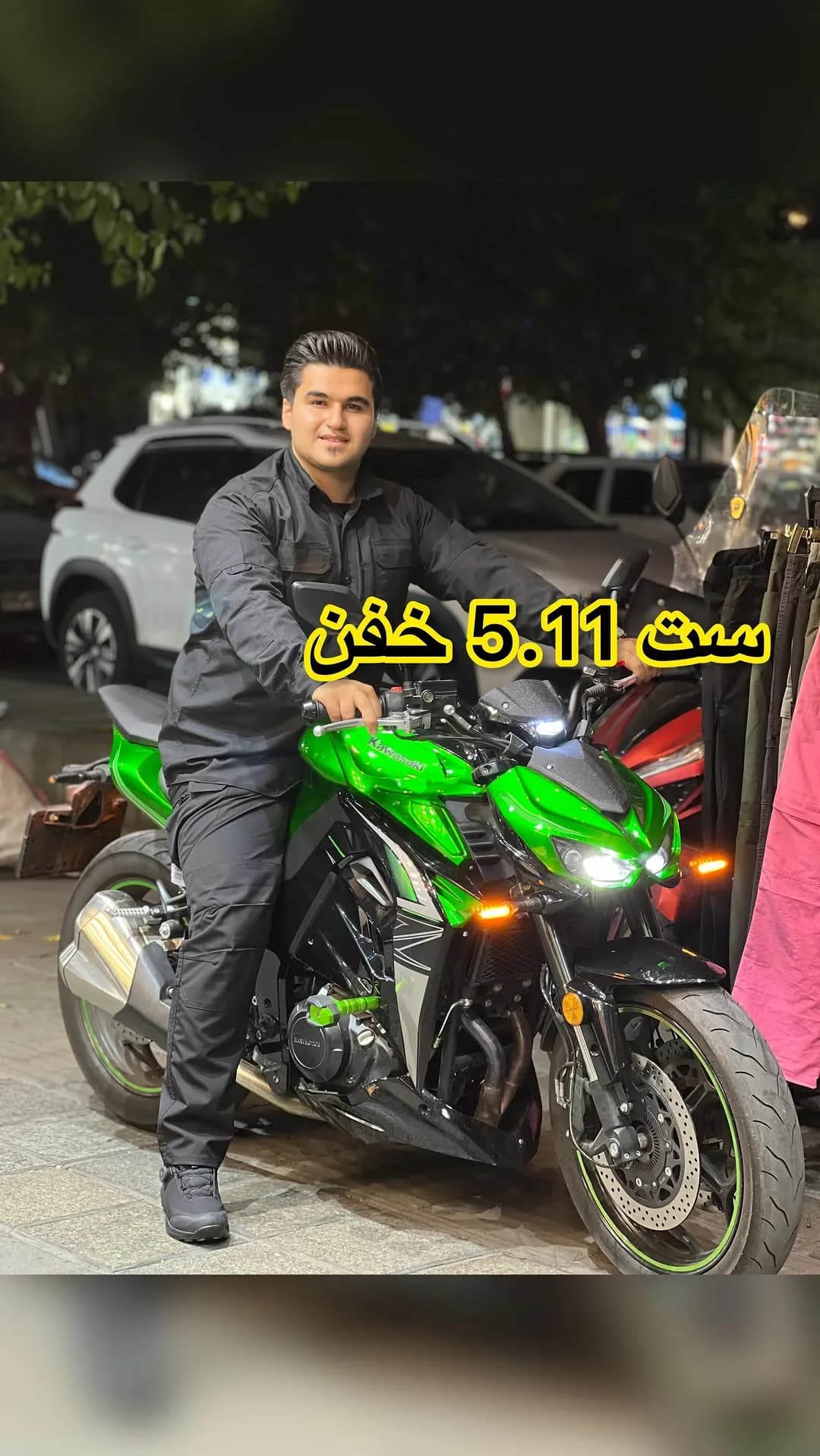 ست پیراهن و شلوار تاکتیکال 5.11، رنگ مشکی، جنس کتان، پیراهن آستینبلند، شلوار راستهپوش