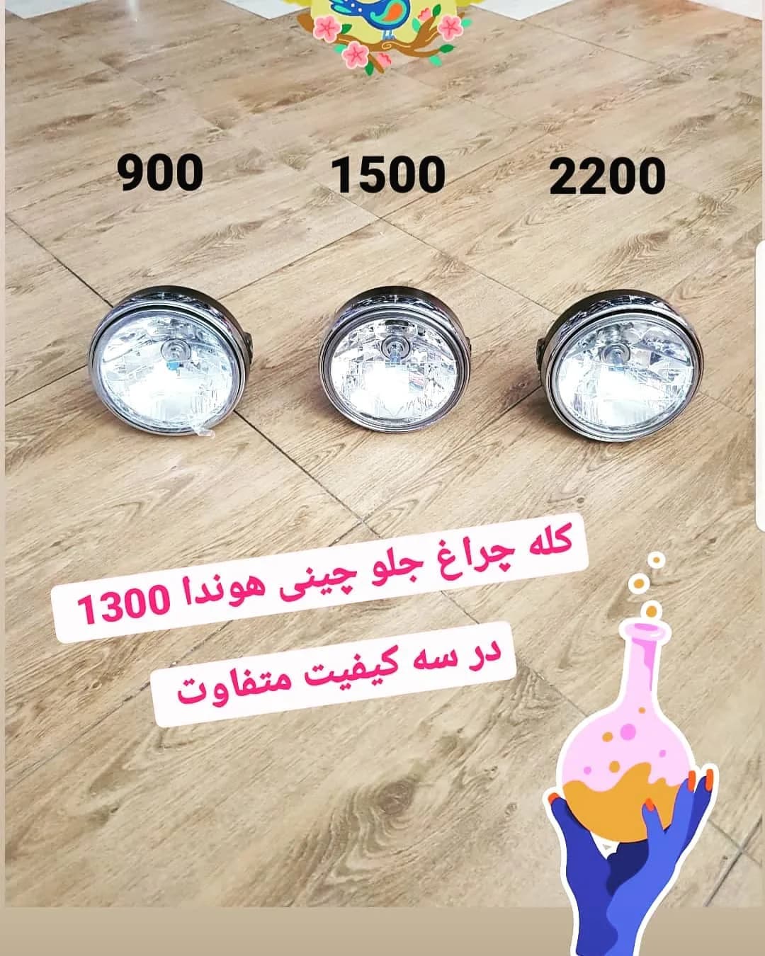 کله چراغ جلو CB1300 انژکتور هوندا