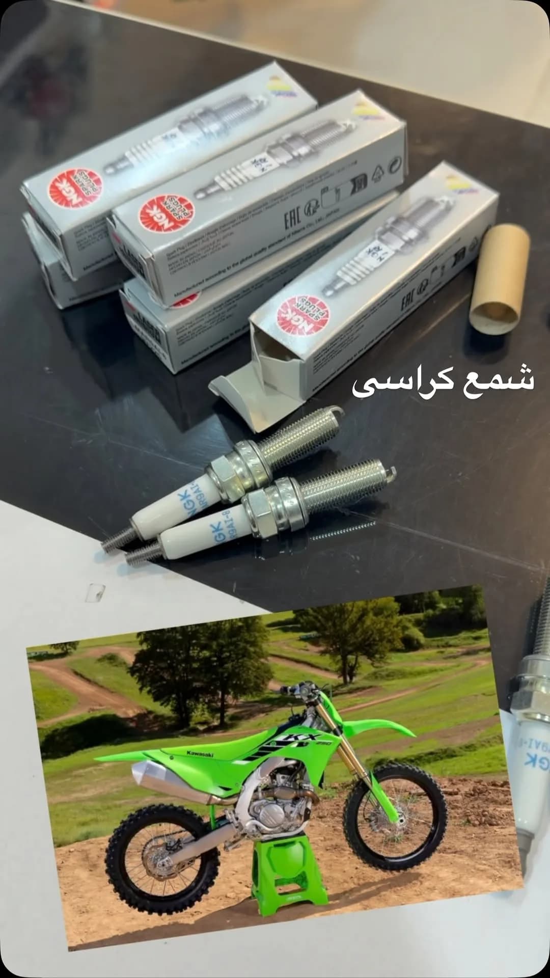 شمع سوزنی موتورسیکلت ژاپن