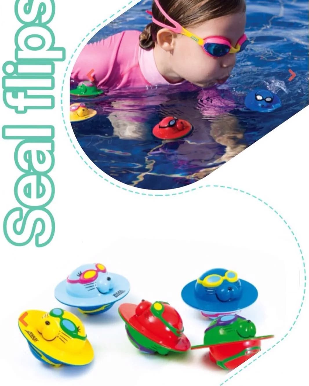 اسباب بازی آموزش شنا Seal Flips زاگز