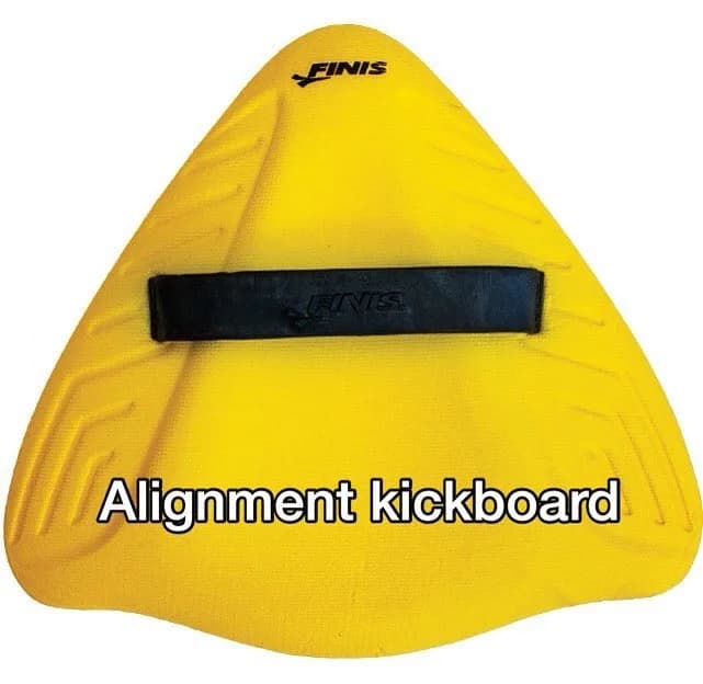 تخته شنا Alignment فینیس، رنگ زرد و مشکی، جنس فوم، مثلثی