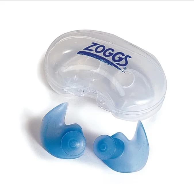 گوشگیر شنا بزرگسال Aqua-plugz Sr زاگز، رنگ آبی، جنس سیلیکون، مدل دندانه دار