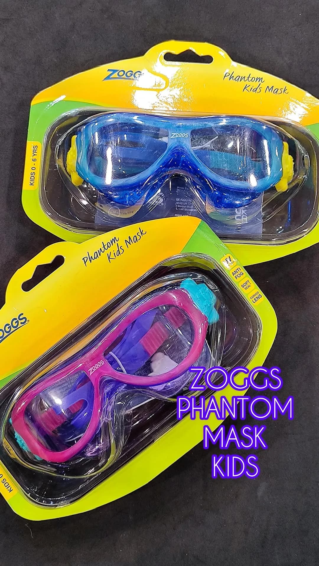 عینک ماسک شنای کودک Phantom زاگز