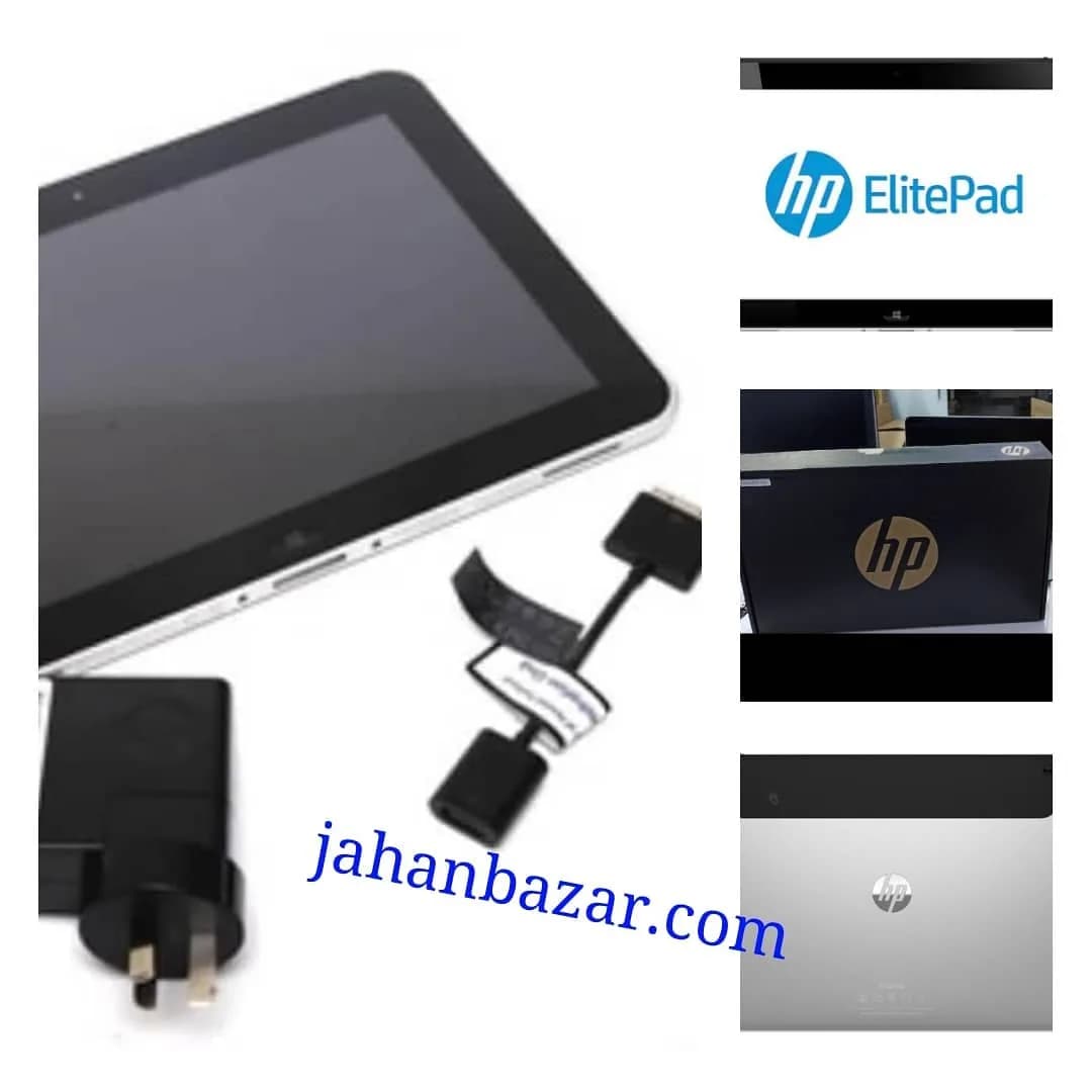 تبلت ویندوزی HP ElitePad 900، رنگ سیاه و نقرهای، جنس شیشه، پلاستیک و فلز، لمسی مستطیلی