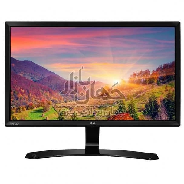 مانیتور الجی 22MP58VQ ۲۲ اینچ، رنگ مشکی، جنس پلاستیک و فلز، مانیتور رومیزی