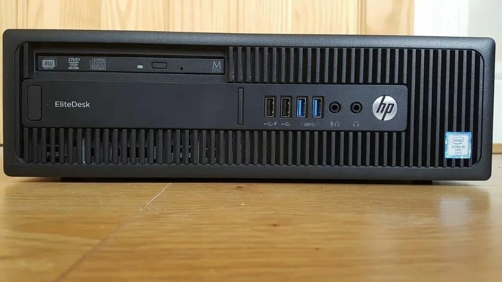 کیس اچپی EliteDesk 800 G2 i5 HP، رنگ مشکی، جنس فلز و پلاستیک، کیس کامپیوتر خوابیده