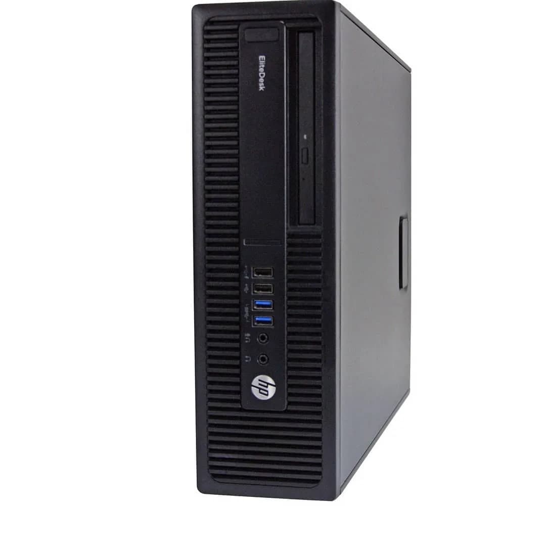 کیس اچپی 800G2 i5 6400 HP، رنگ مشکی، جنس فلز و پلاستیک، کیس کامپیوتر ایستاده
