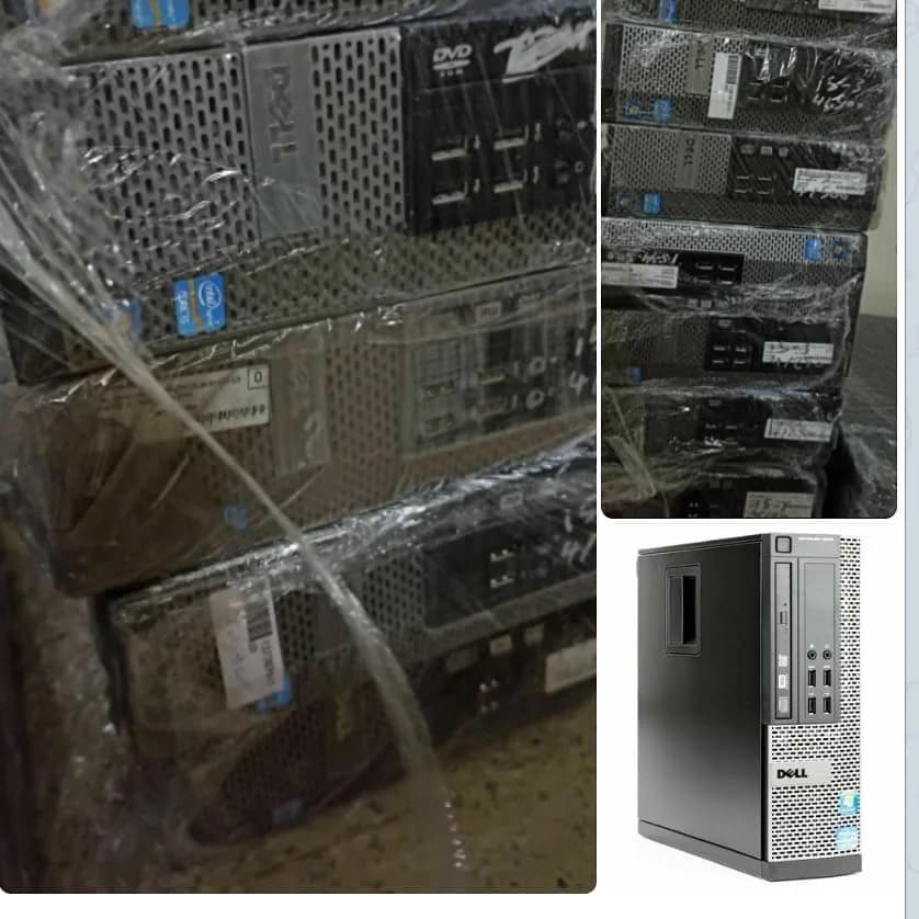 کیس دل نسل سوم i5 3470 Dell، رنگ مشکی و نقرهای، جنس فلز، کیس دسکتاپ