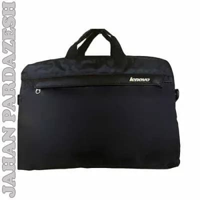 کیف لپتاپ تا ۱۵.۶ اینچ لنوو، رنگ مشکی، جنس برزنت، کیف دستی لپتاپ