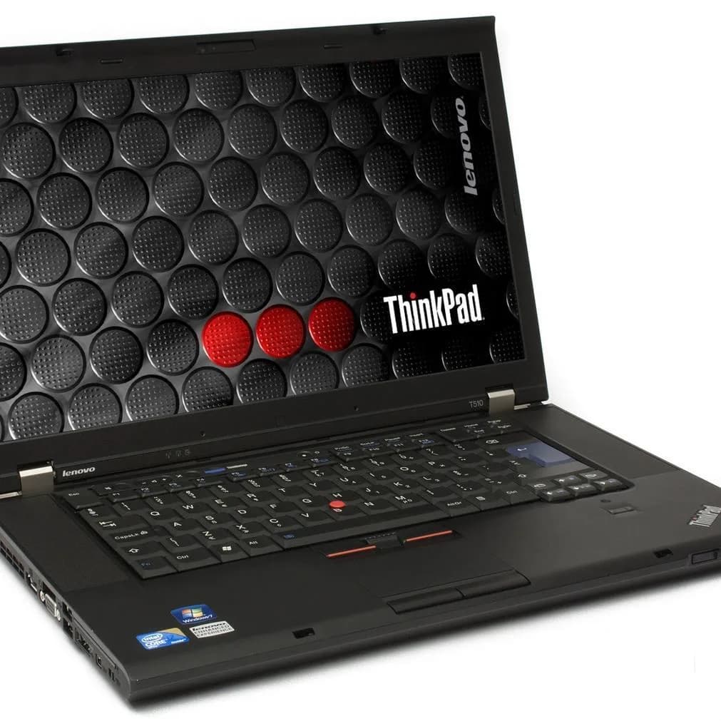 لپتاپ لنوو ThinkPad T510 ۱۵ اینچ، رنگ مشکی، جنس پلاستیک، تاشو