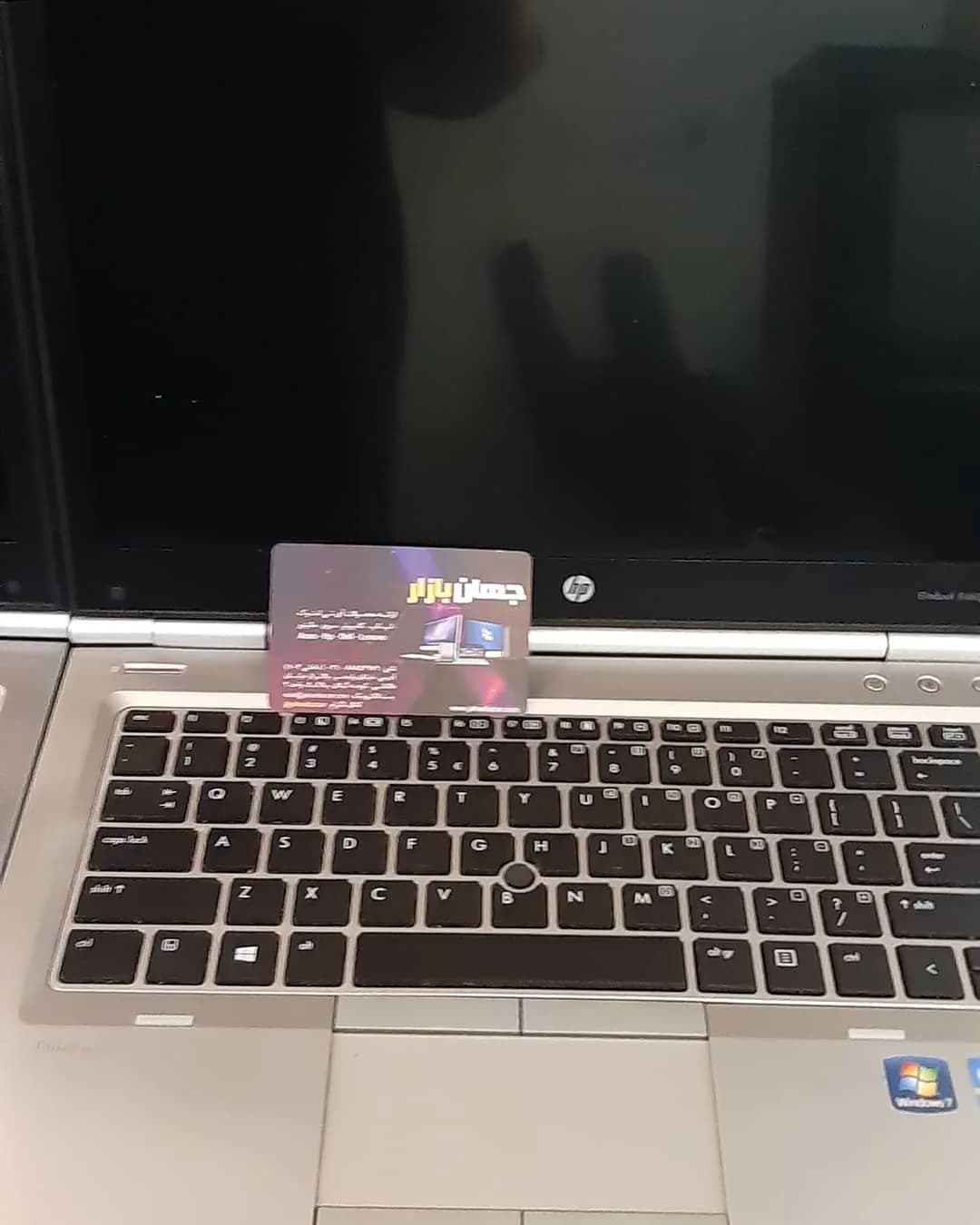 لپتاپ اچ پی 8470p HP، رنگ نقرهای و مشکی، جنس فلز و پلاستیک، تاشو، استاندارد