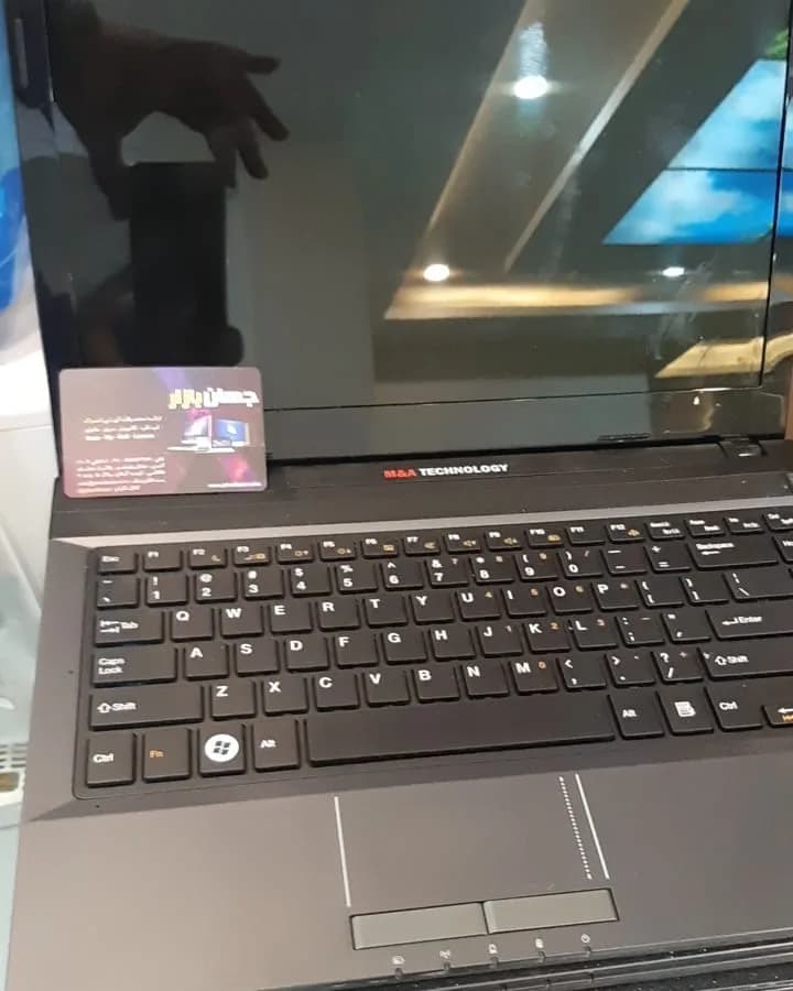 لپتاپ MNA Technology QAL30، رنگ مشکی و خاکستری، جنس پلاستیک و فلز، لپتاپ ۱۵ اینچ